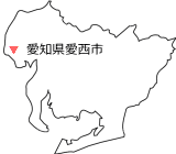 愛知県（白地図）