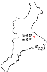 三重県（白地図）
